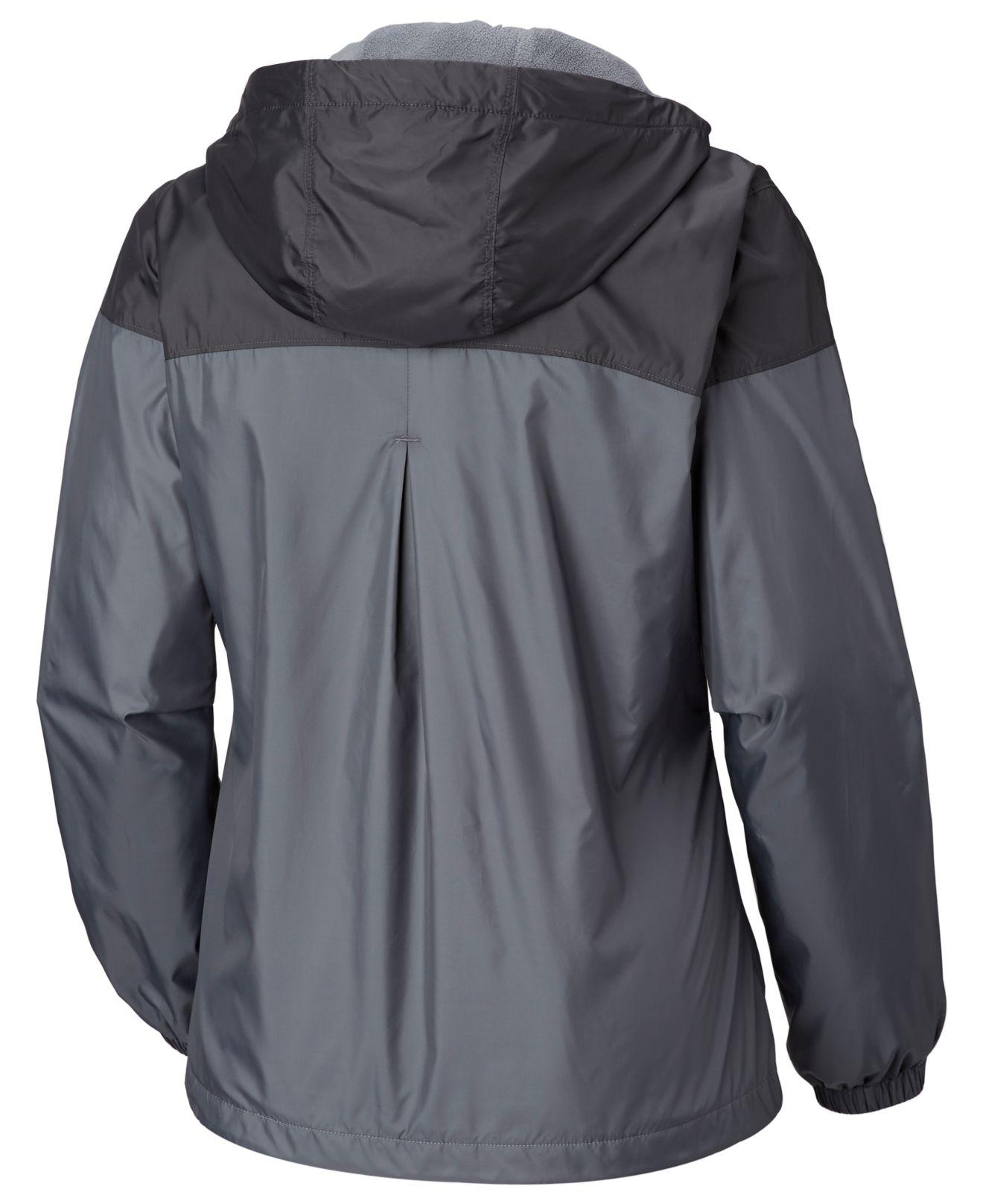 columbia fleece lined windbreaker