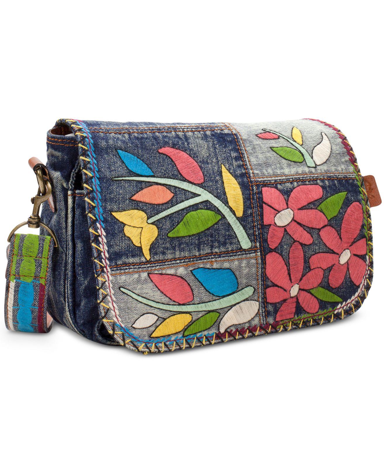 Patricia Nash Blue Floral Handbag Paul Smith