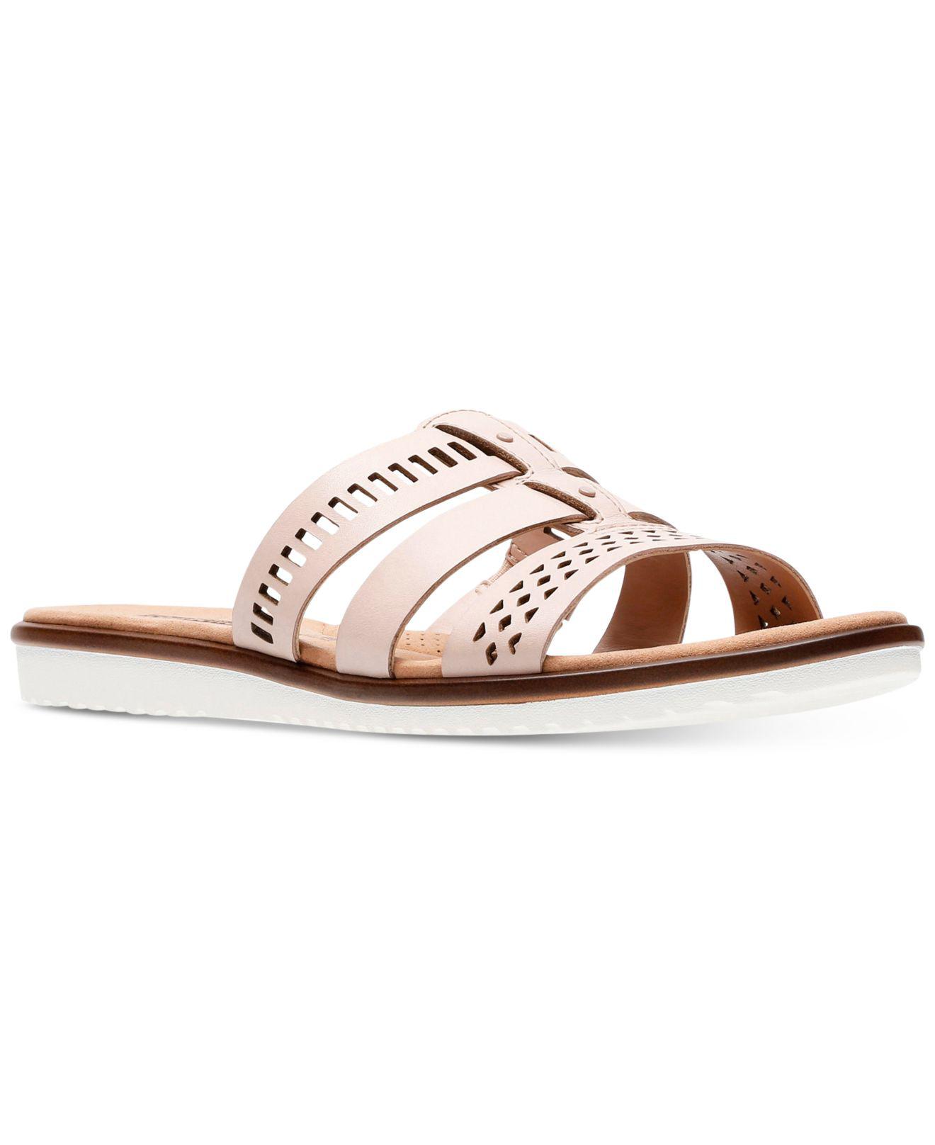 clarks women's kele willow slide sandal