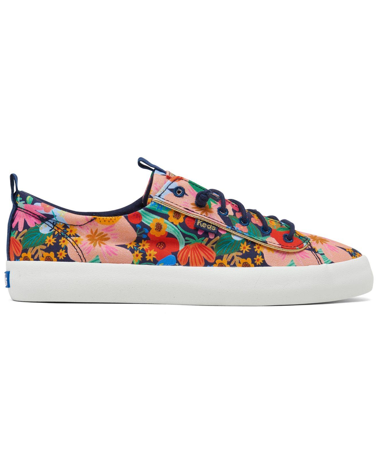 Keds X Rifle Paper Co Kickback Sicily Canvas Casual Sneakers From Finish  Line in Blue | Lyst