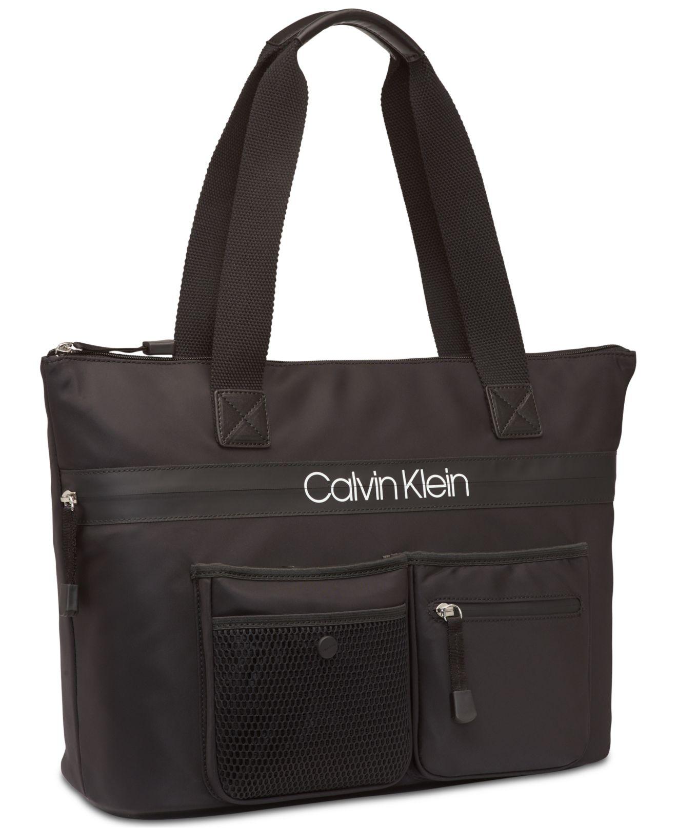 Calvin klein tabbie nylon tote Clearance