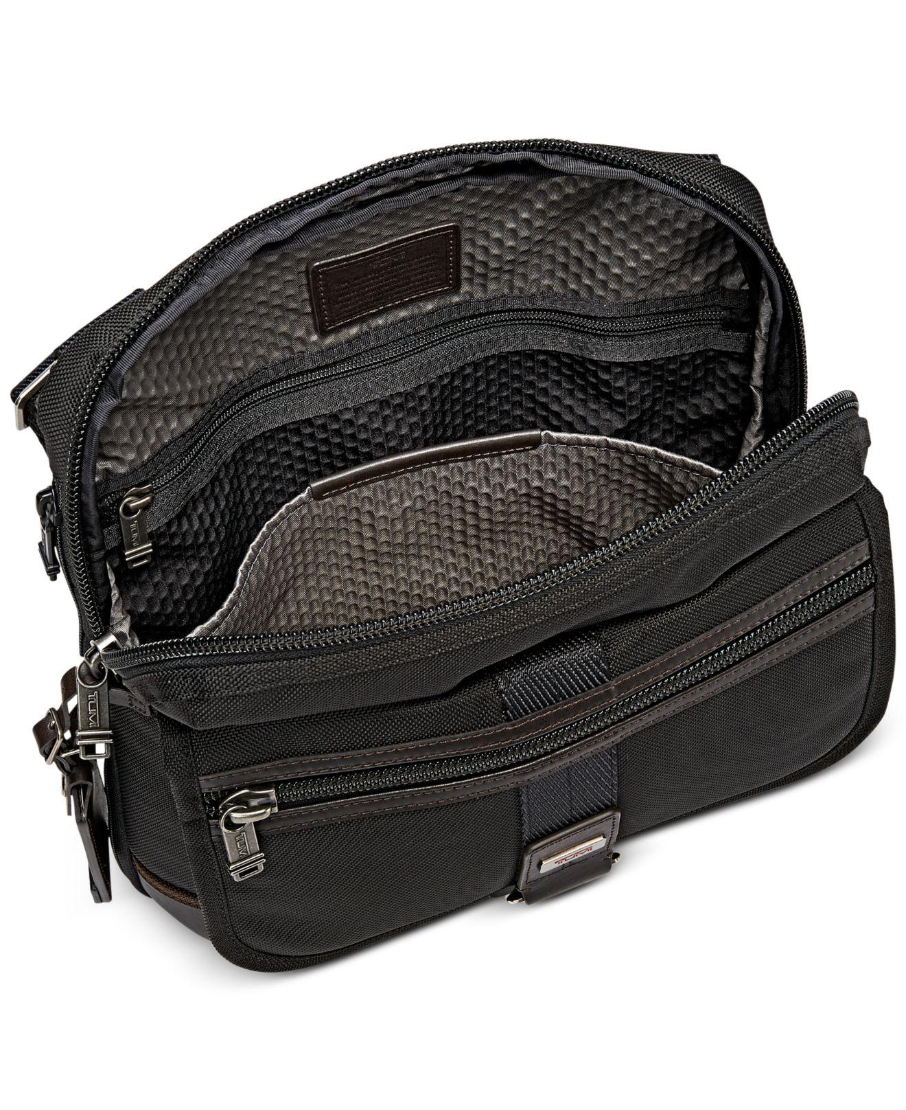 Tumi Synthetic Alpha Bravo Annapolis Zipflap Crossbody Bag in