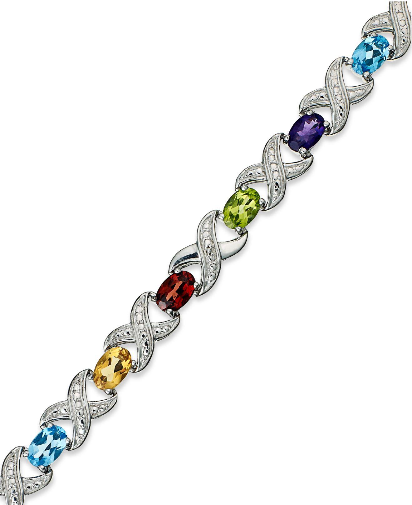macy's sterling silver bracelets