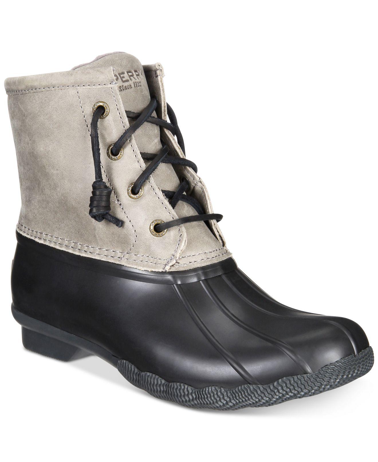diamond weave saltwater bootie sperry