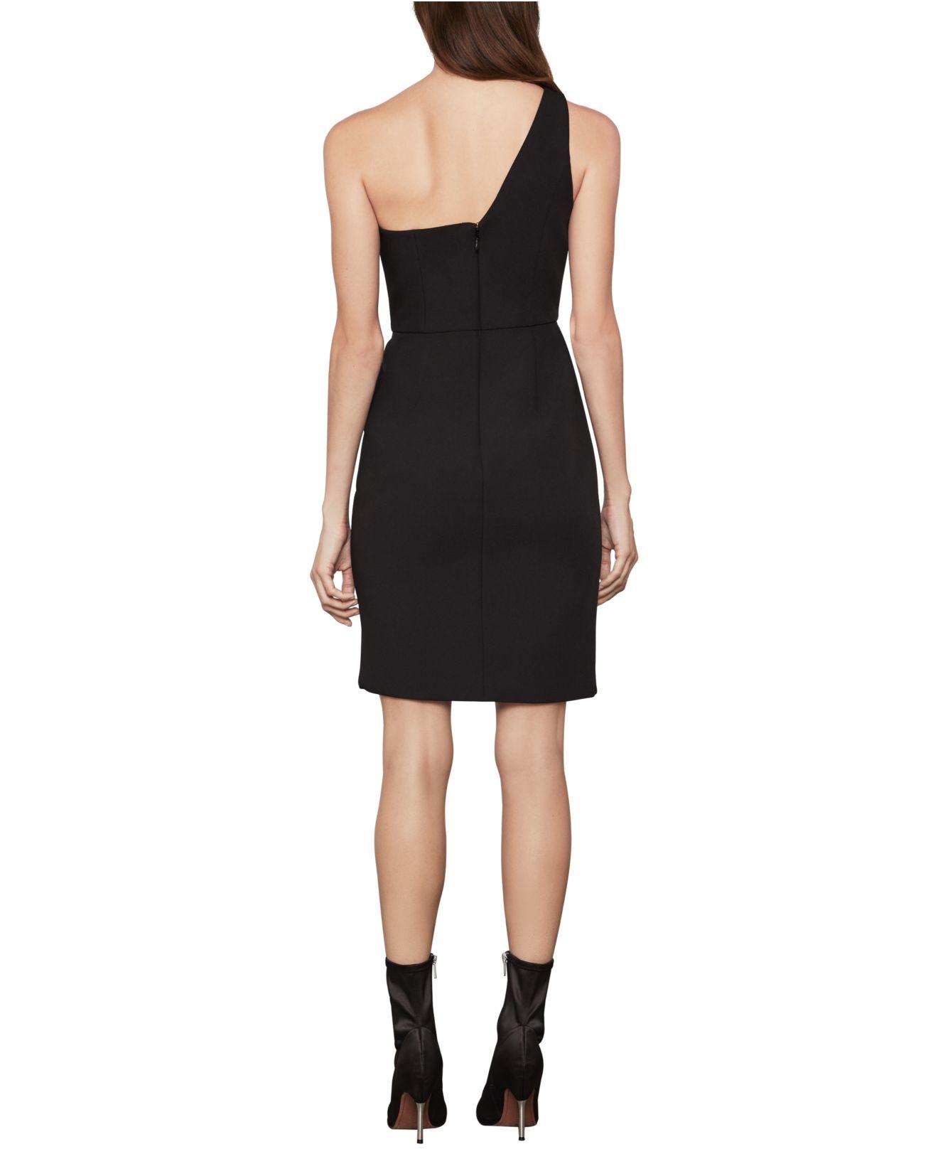 bcbg strappy cutout sheath dress
