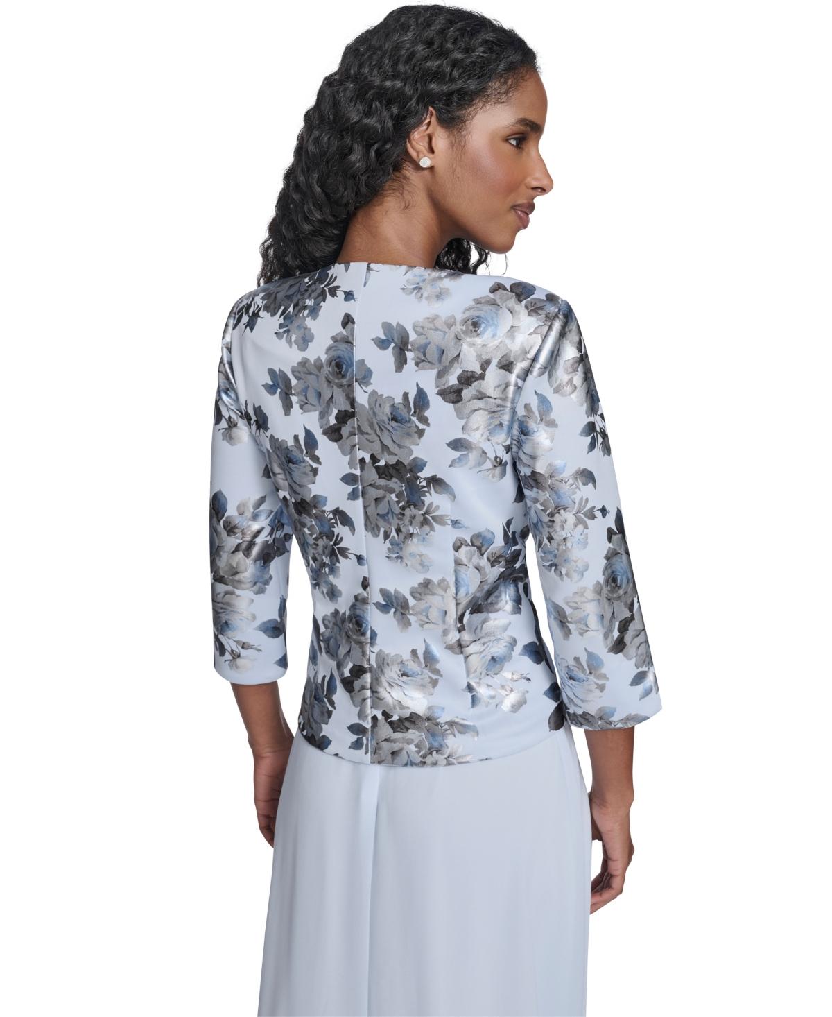 sl fashions 2-pc. lace jacket & midi dress set Elegant Two-Piece Lace Dress & Satin Jacket Set – Tally Taylor main image 0