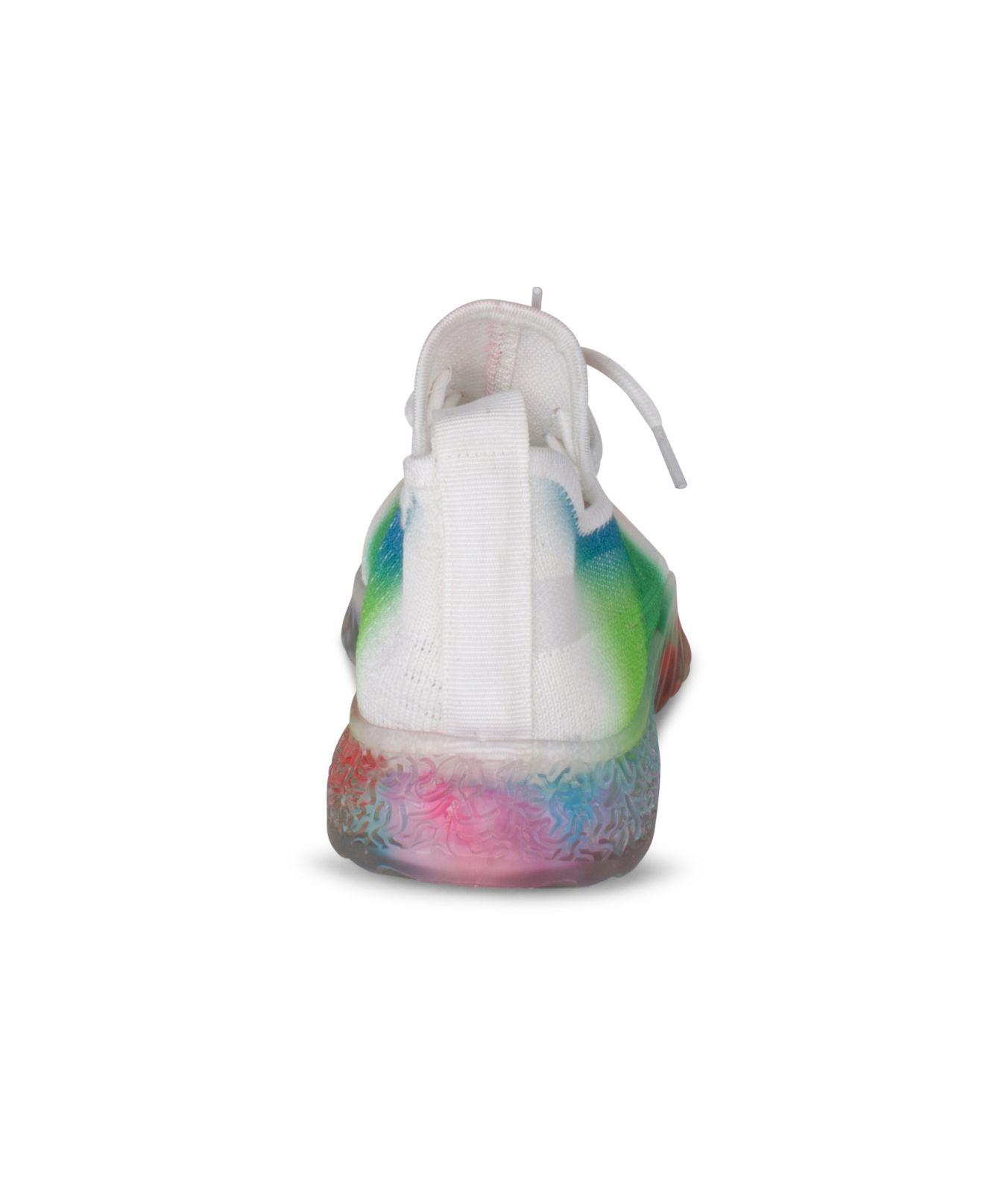 Wanted Synthetic Comet Tie-dye Mesh Sneakers in White - Lyst