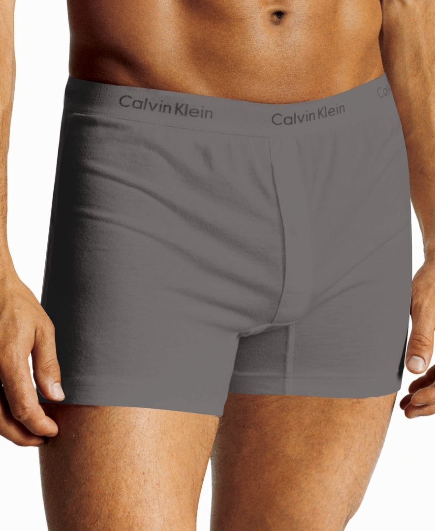 Calvin Klein Men's Underwear, Classic Slim Fit Knit Boxer U1029 in Gray for  Men | Lyst