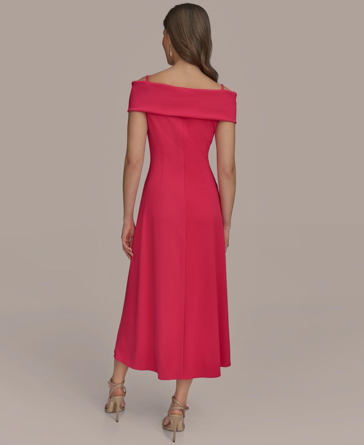 【Donna Karan New York】Criss-Cross Off-Shoulder Dress Home | Plaza Las Américas | San Juan, Puerto Rico