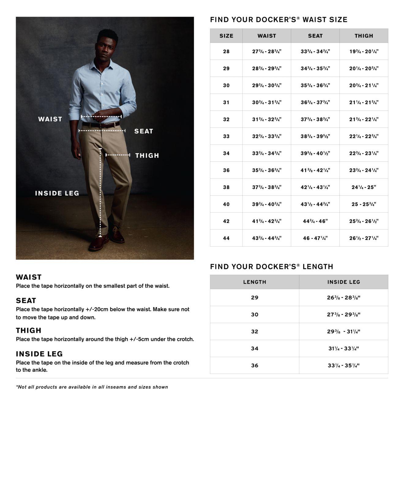 tapered khakis