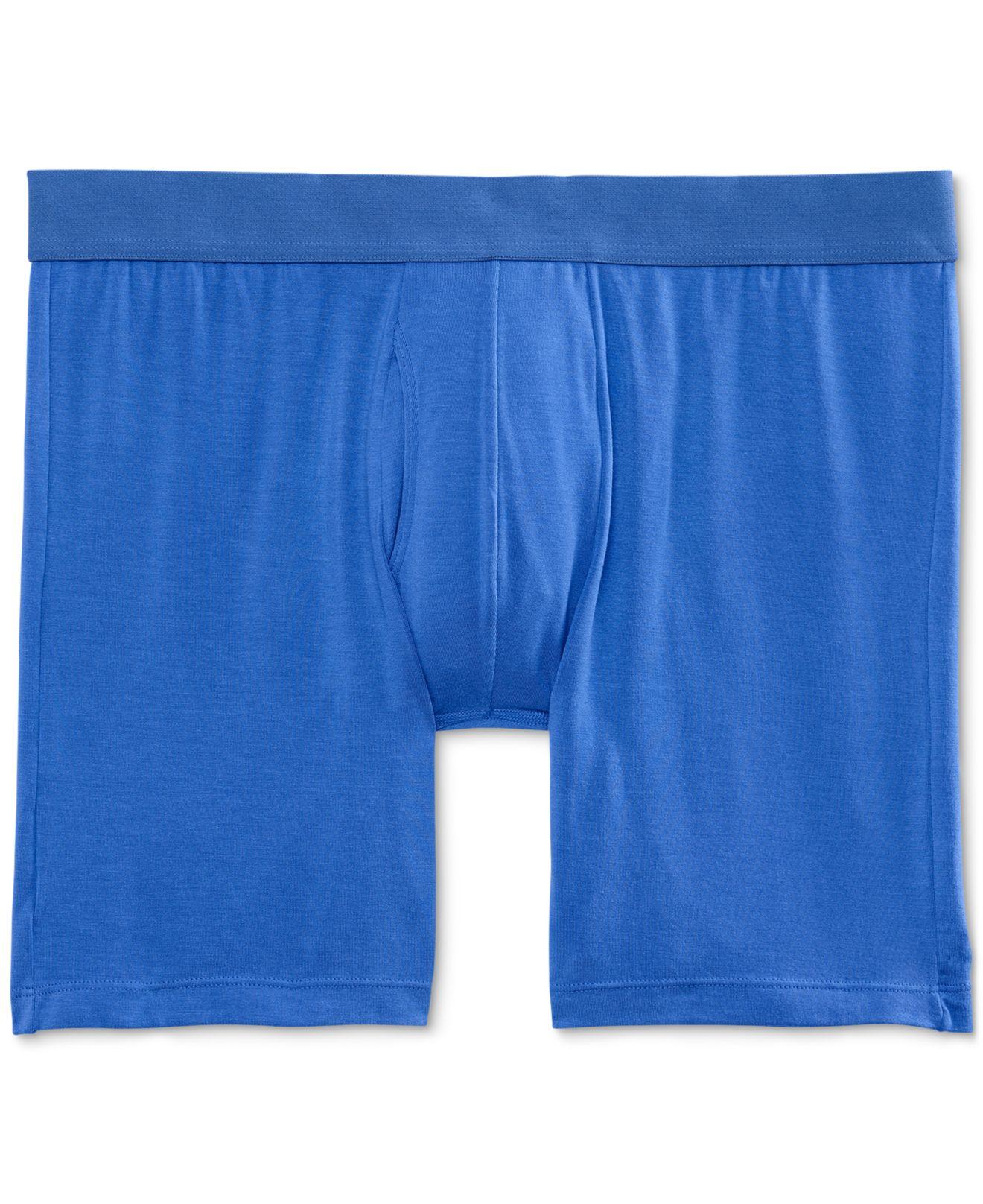 Jockey Flex 365 Cotton Stretch Brief 4 Pack in Blue for Men