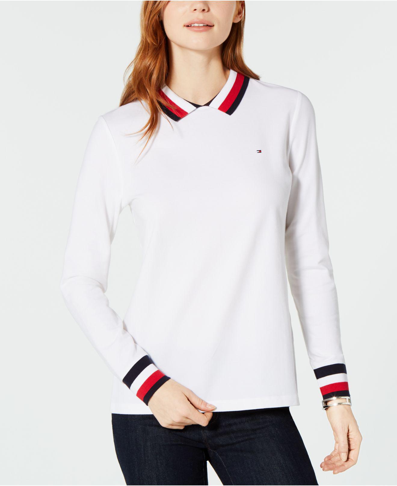 macy's polo long sleeve