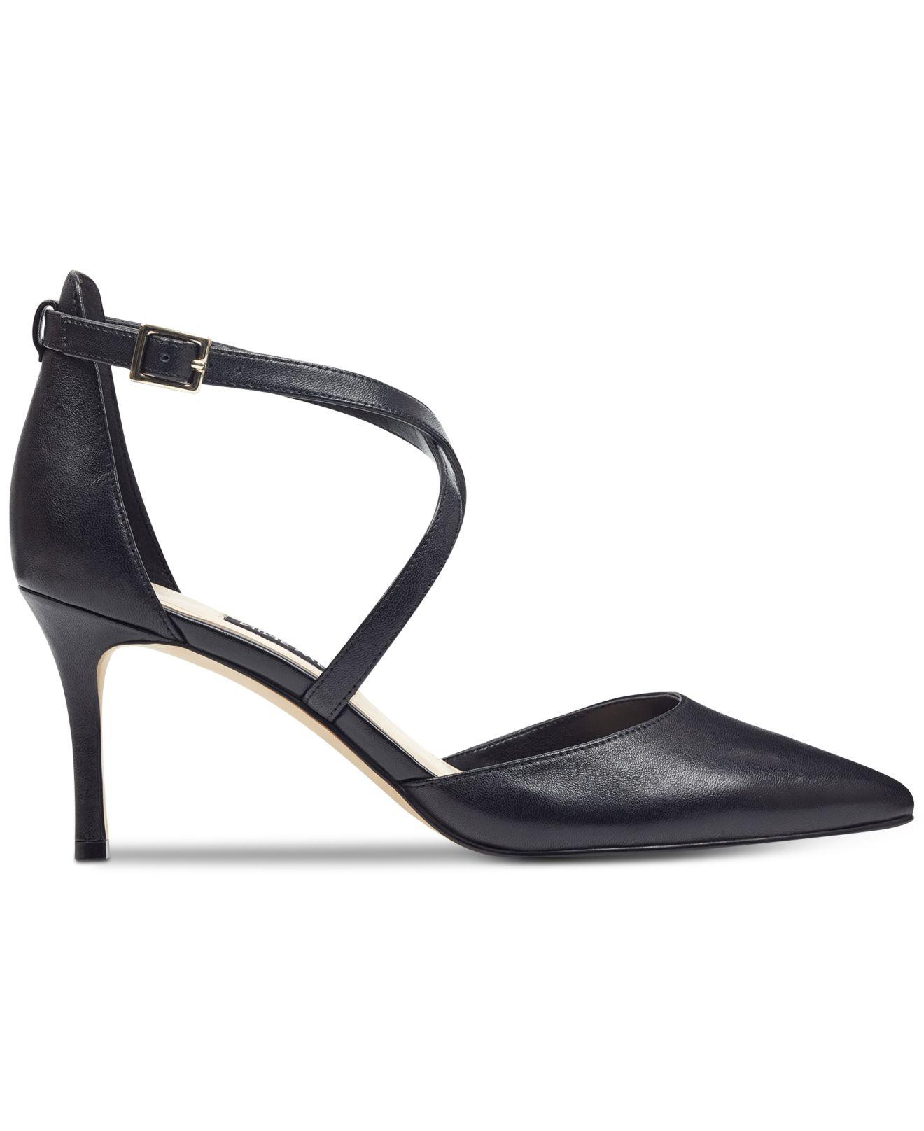nine west mig cross band pumps