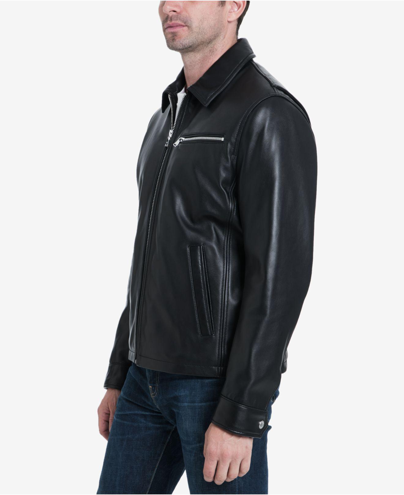 michael kors leather jacket macys