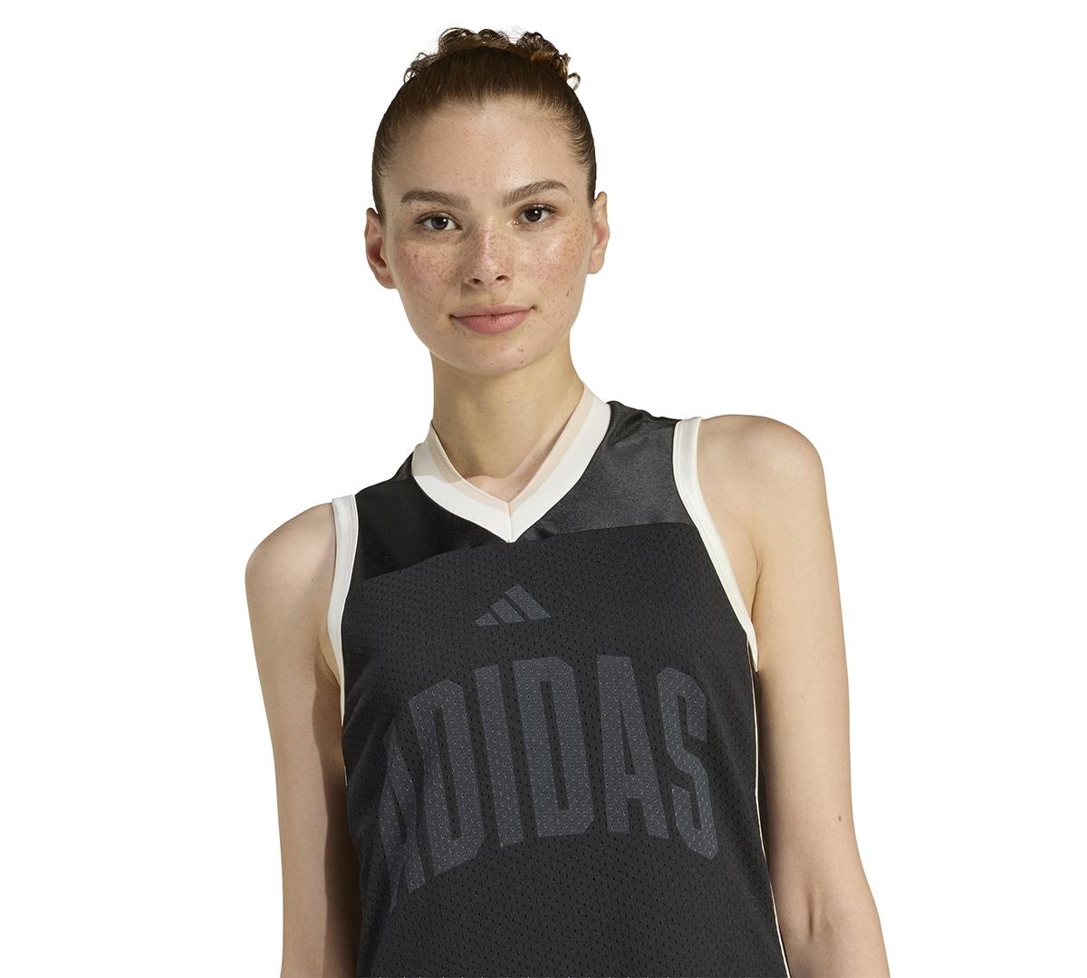 knee length dresses for ladies ADIDAS VERSATILE RIB DRESS - BLACK – bCODE main image 0