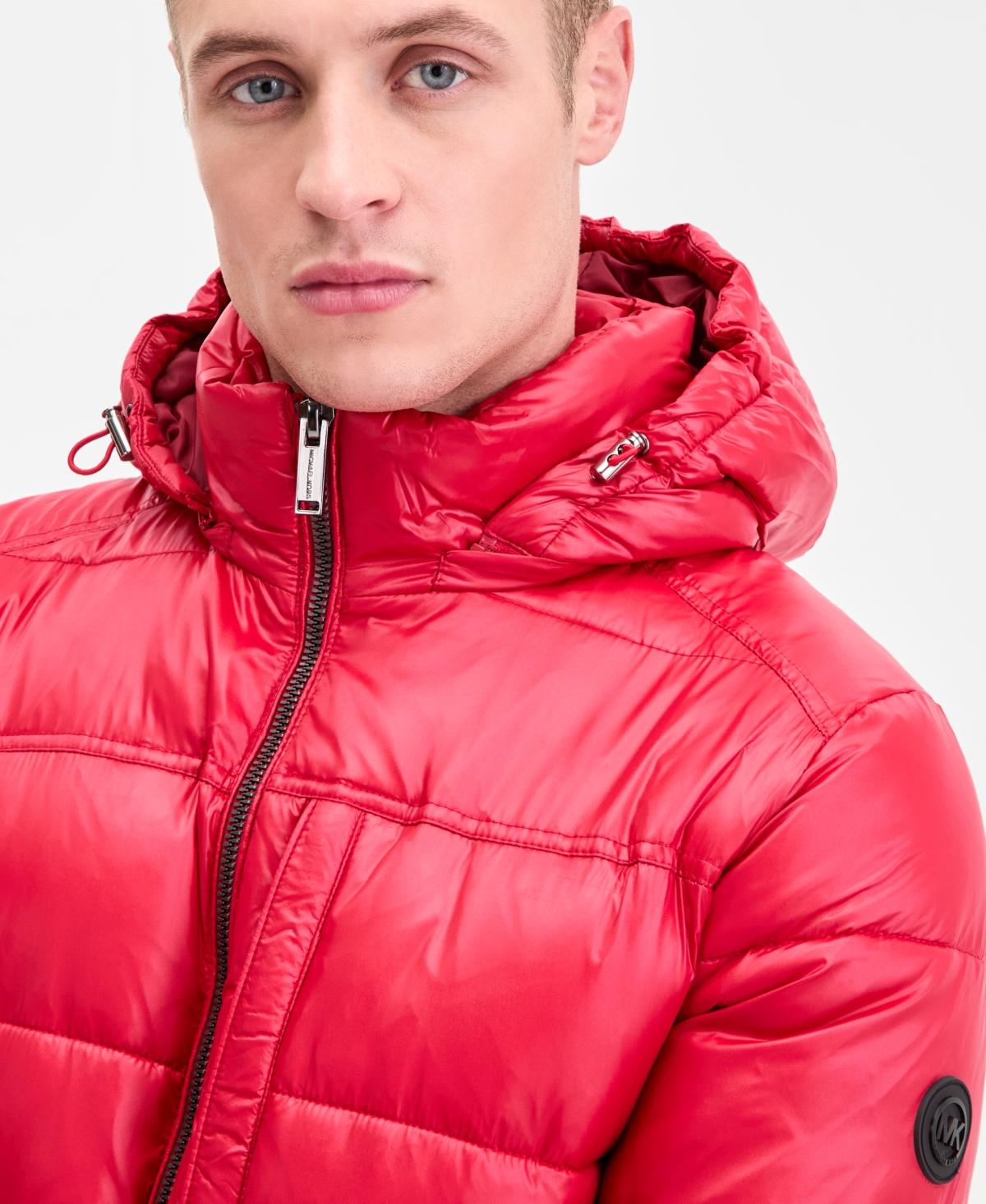 Michael Kors Puffer Jacket in Red for Men Lyst