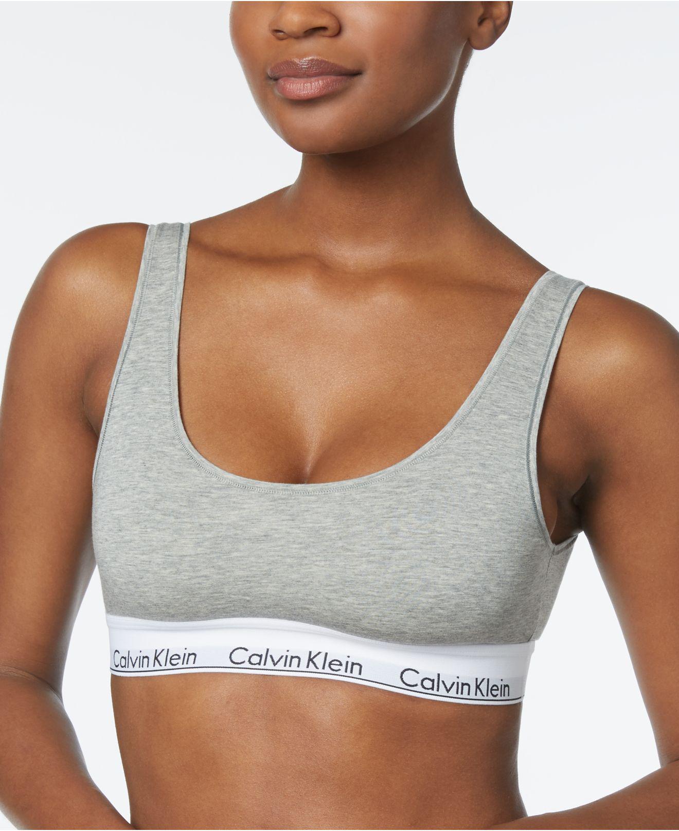 calvin klein scoop neck bralette