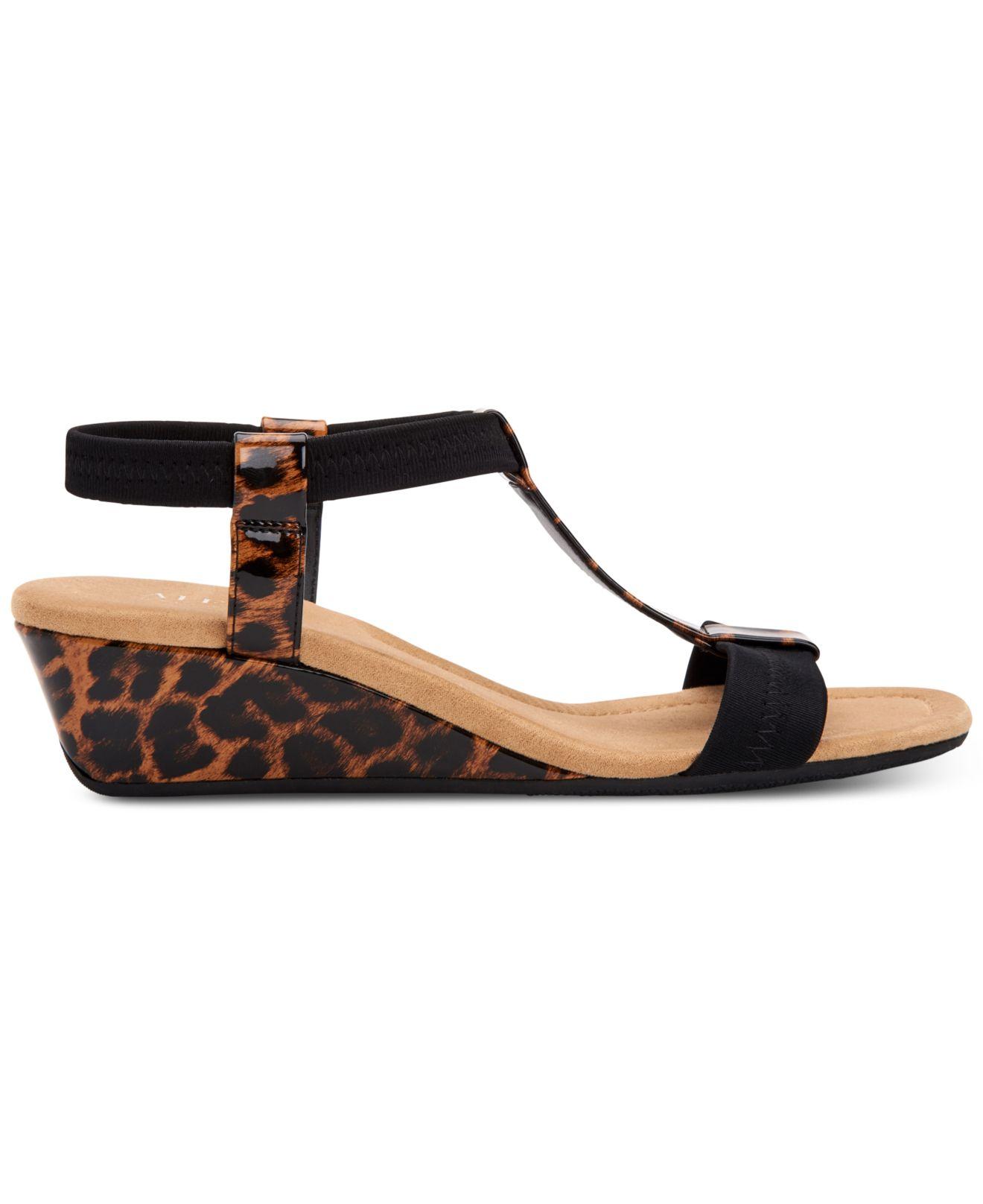 macys leopard sandals