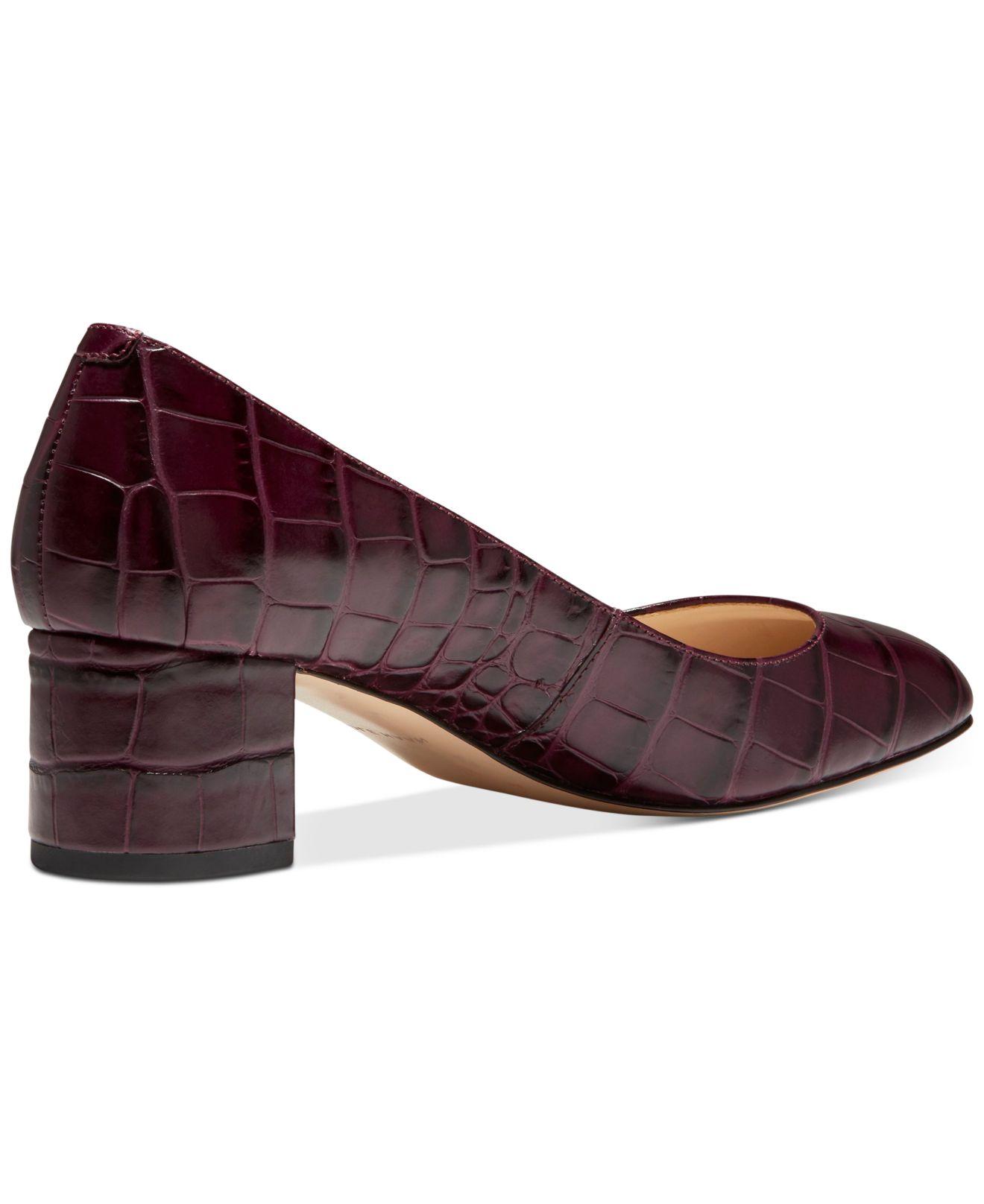 cole haan lesli block heel pump