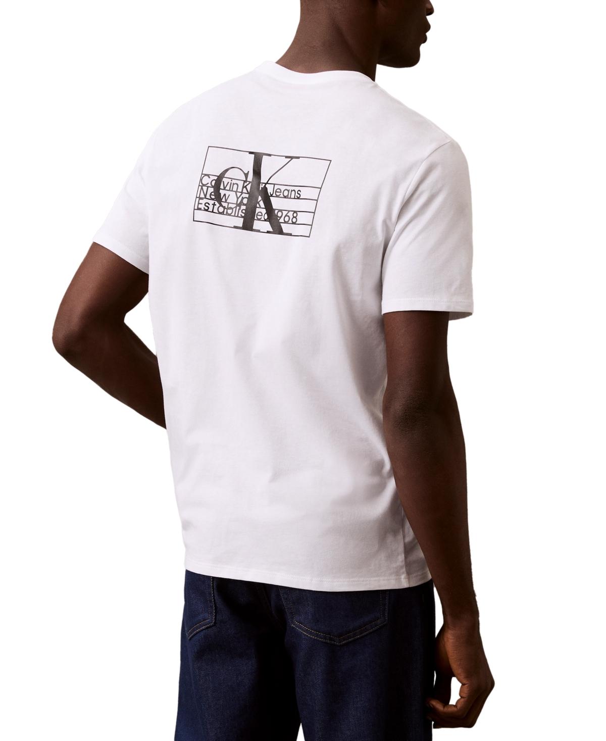 Calvin Klein Short Sleeve 1968 Monogram Logo Graphic Classic