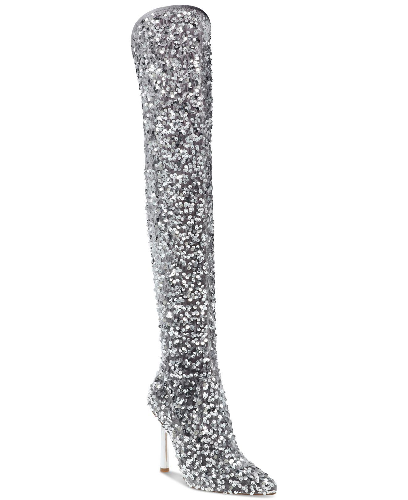 Steve madden georgia sequin bootie cheap