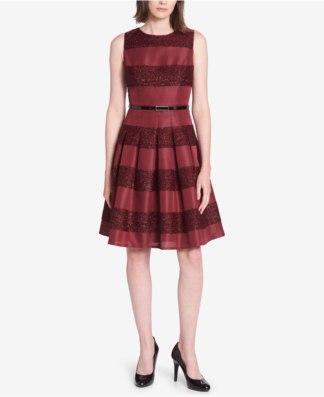 tommy hilfiger fit and flare dresses