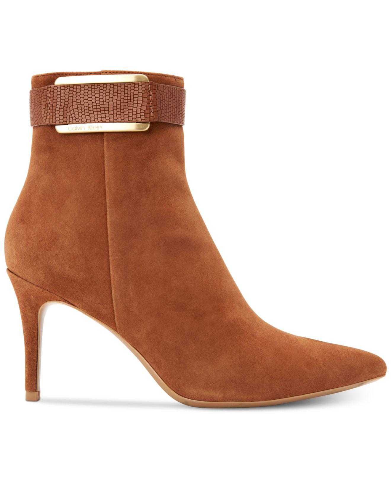 macy's calvin klein booties