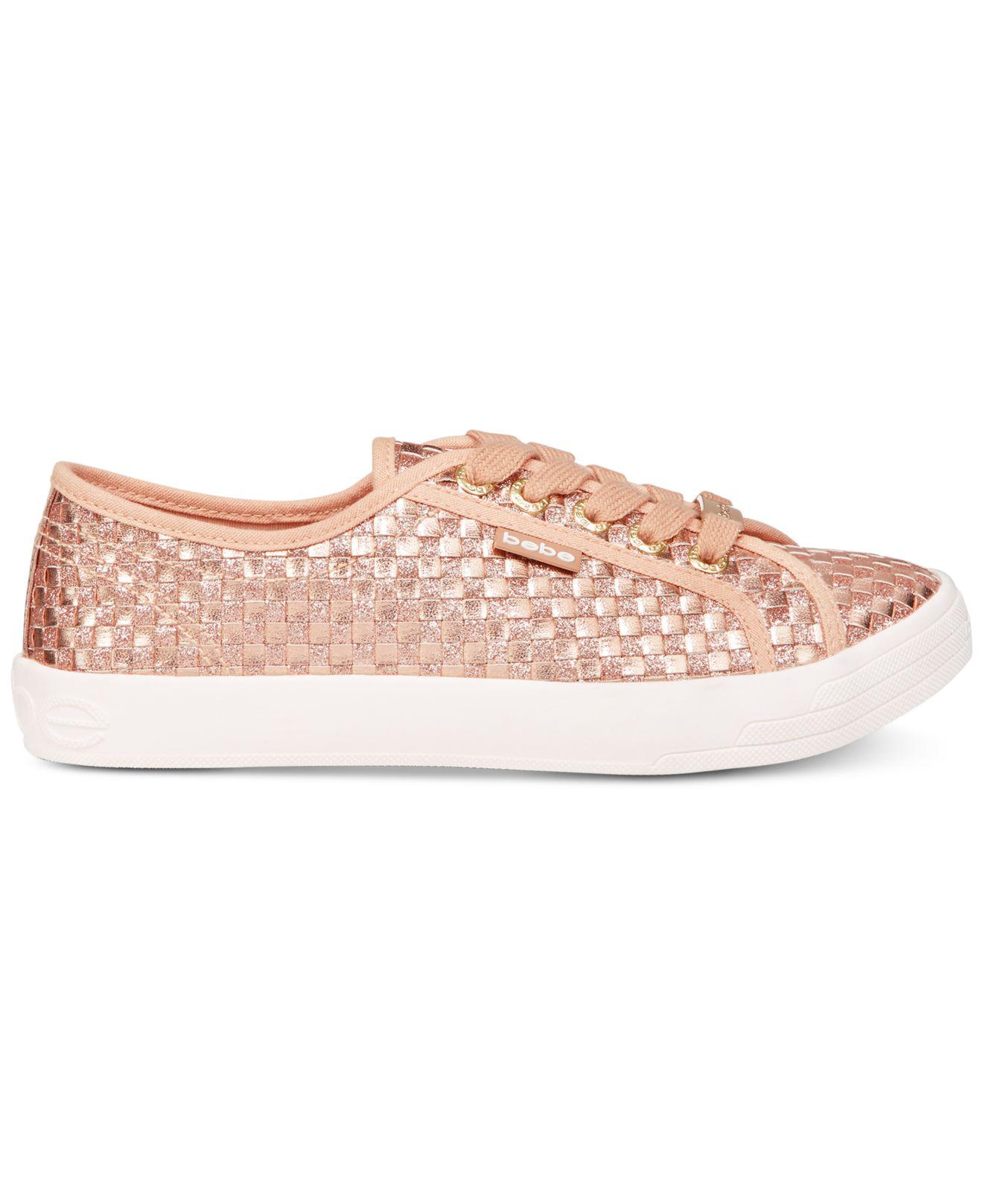 bebe dorey lace up sneakers