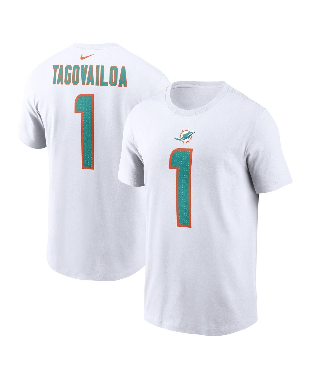 Nike Tua Tagovailoa Miami Dolphins Player Name And Number T-shirt in White  for Men | Lyst