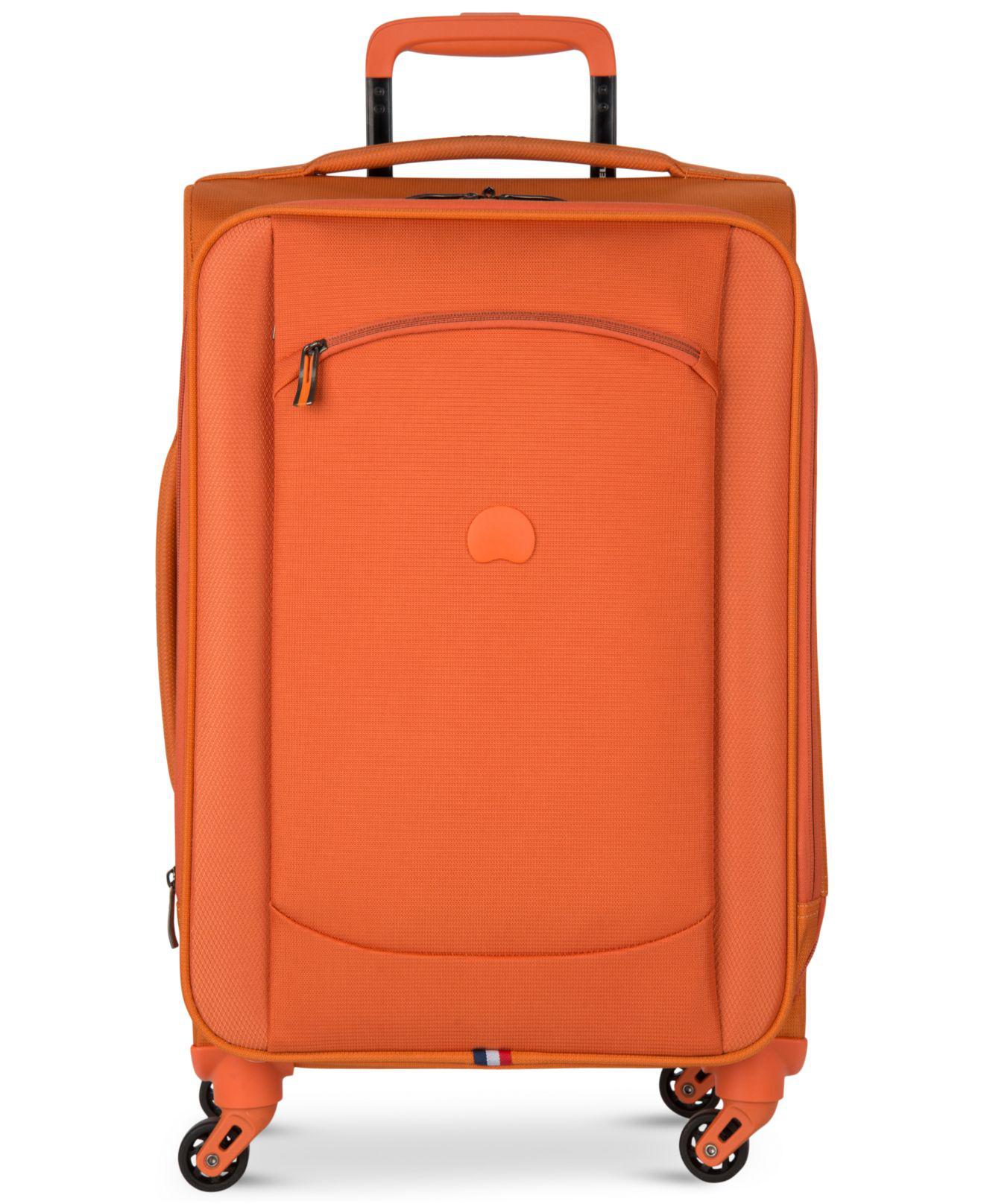 Delsey Hyperlite 2.0 25'' Expanadable Spinner Suitcase in Orange Lyst