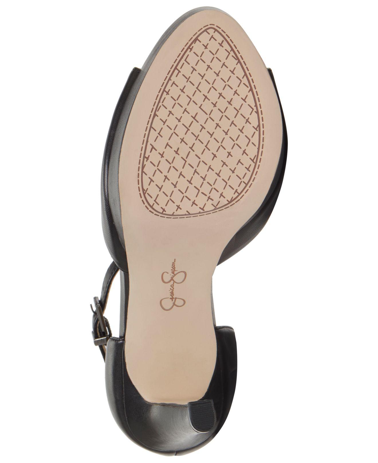 Jessica Simpson Beeya Two piece Platform Sandals Created For Macy s in Black Lyst