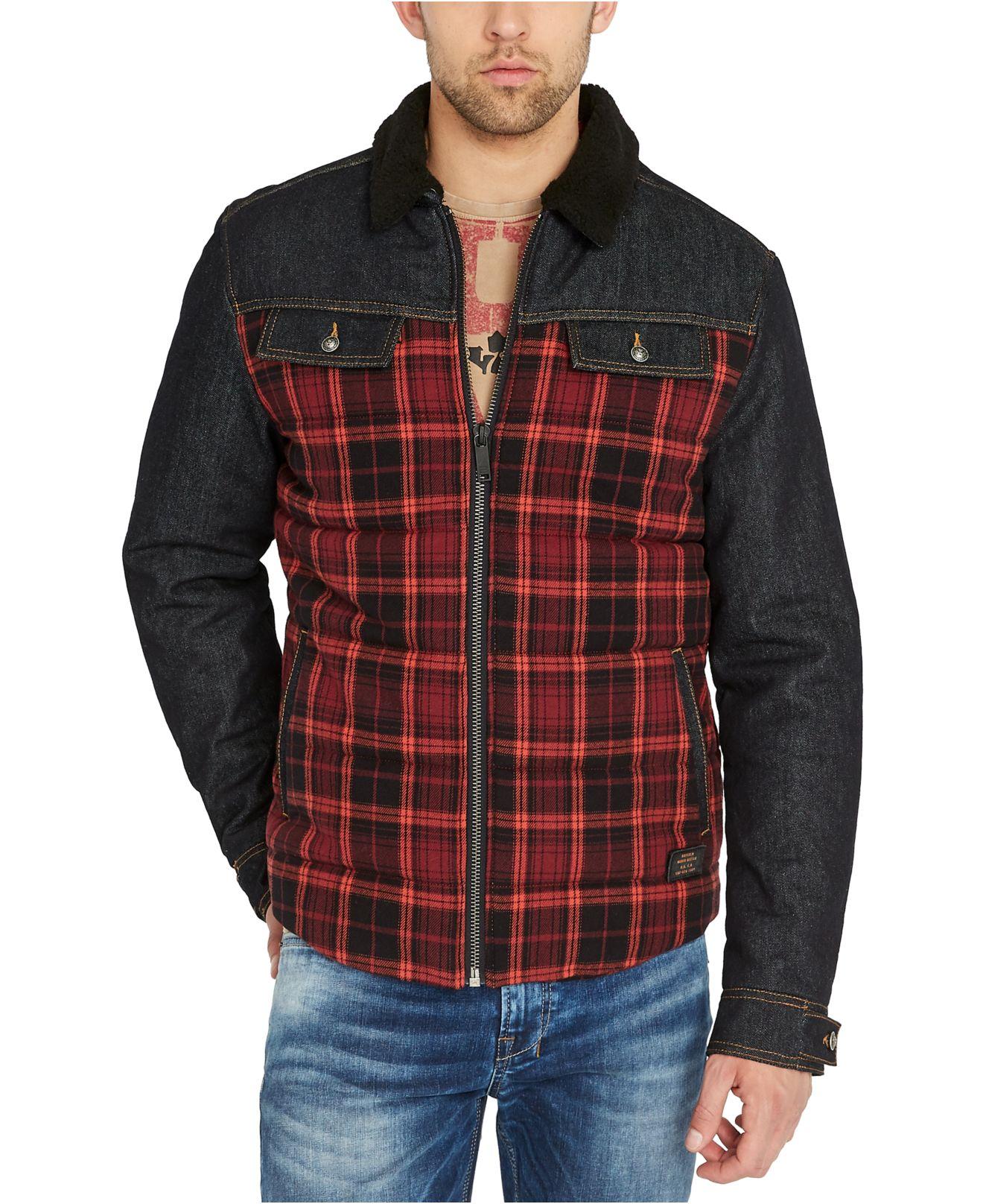 denim flannel jacket