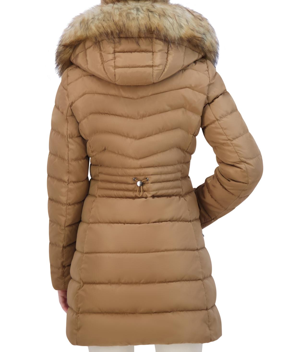 Faux Fur Trim Winter Coats At Macys Fur Macys Womens Coats Laundry