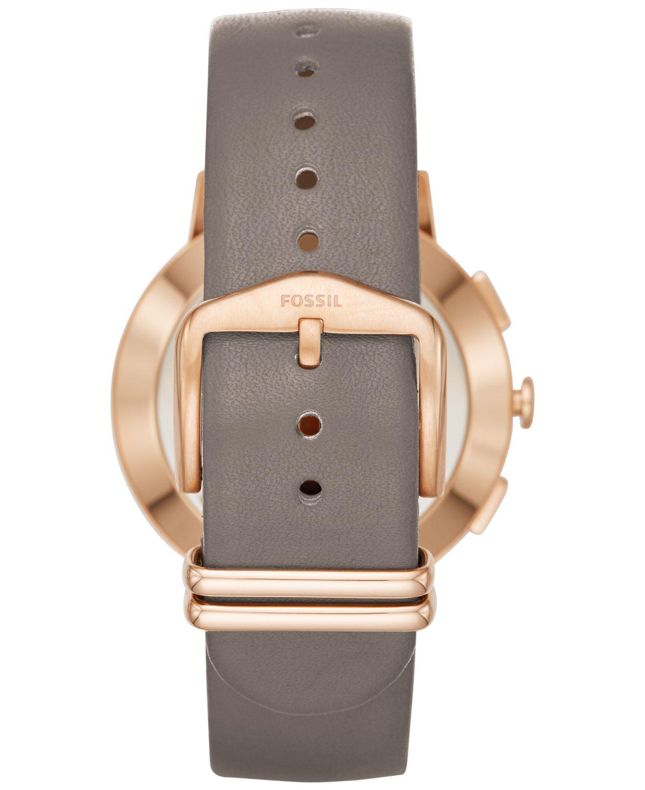 fossil gazer rose gold