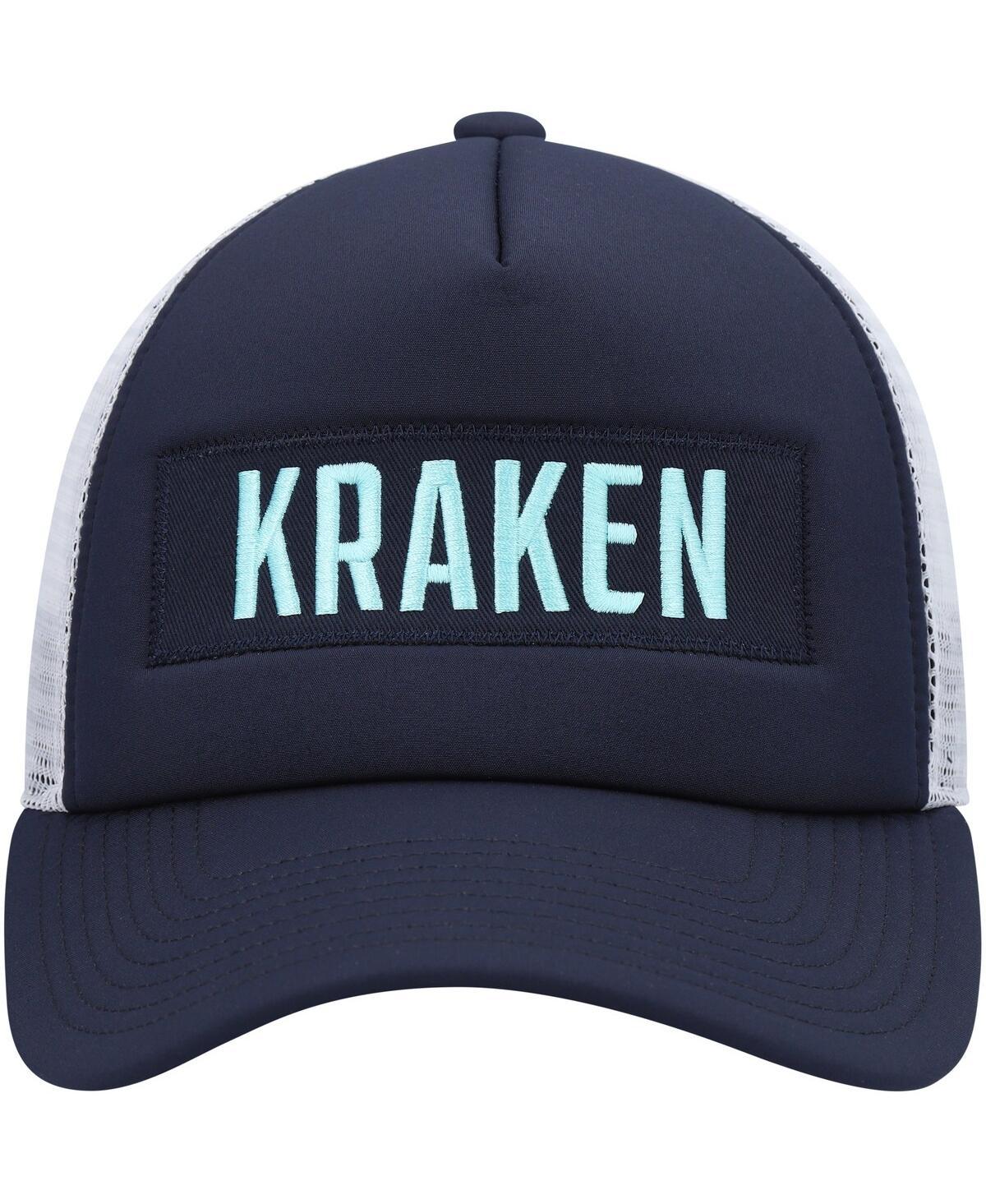 Seattle Kraken Deep Blue Sea Adidas Cuffed Knit Hat