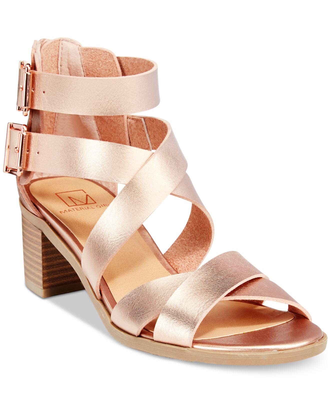 rose gold heels macys