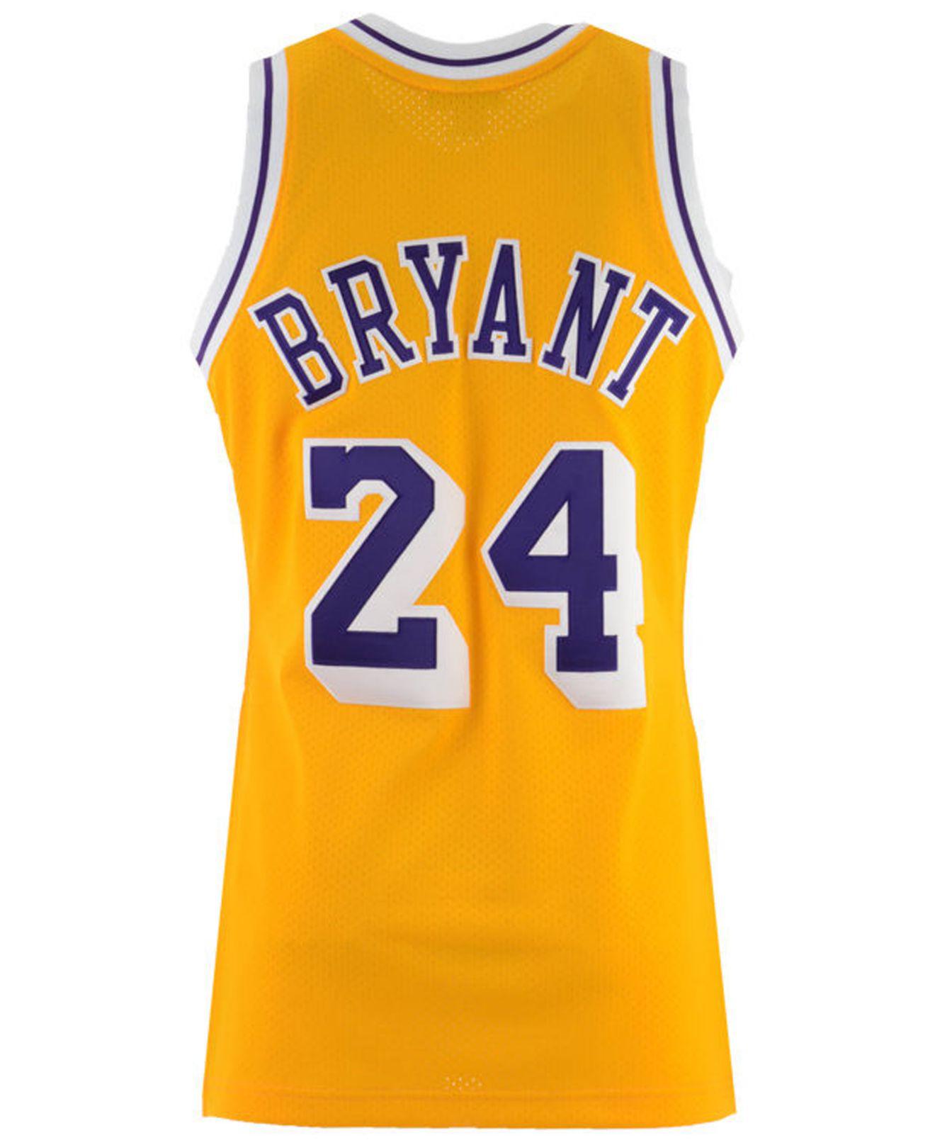 kobe bryant hall of fame jersey mitchell and ness