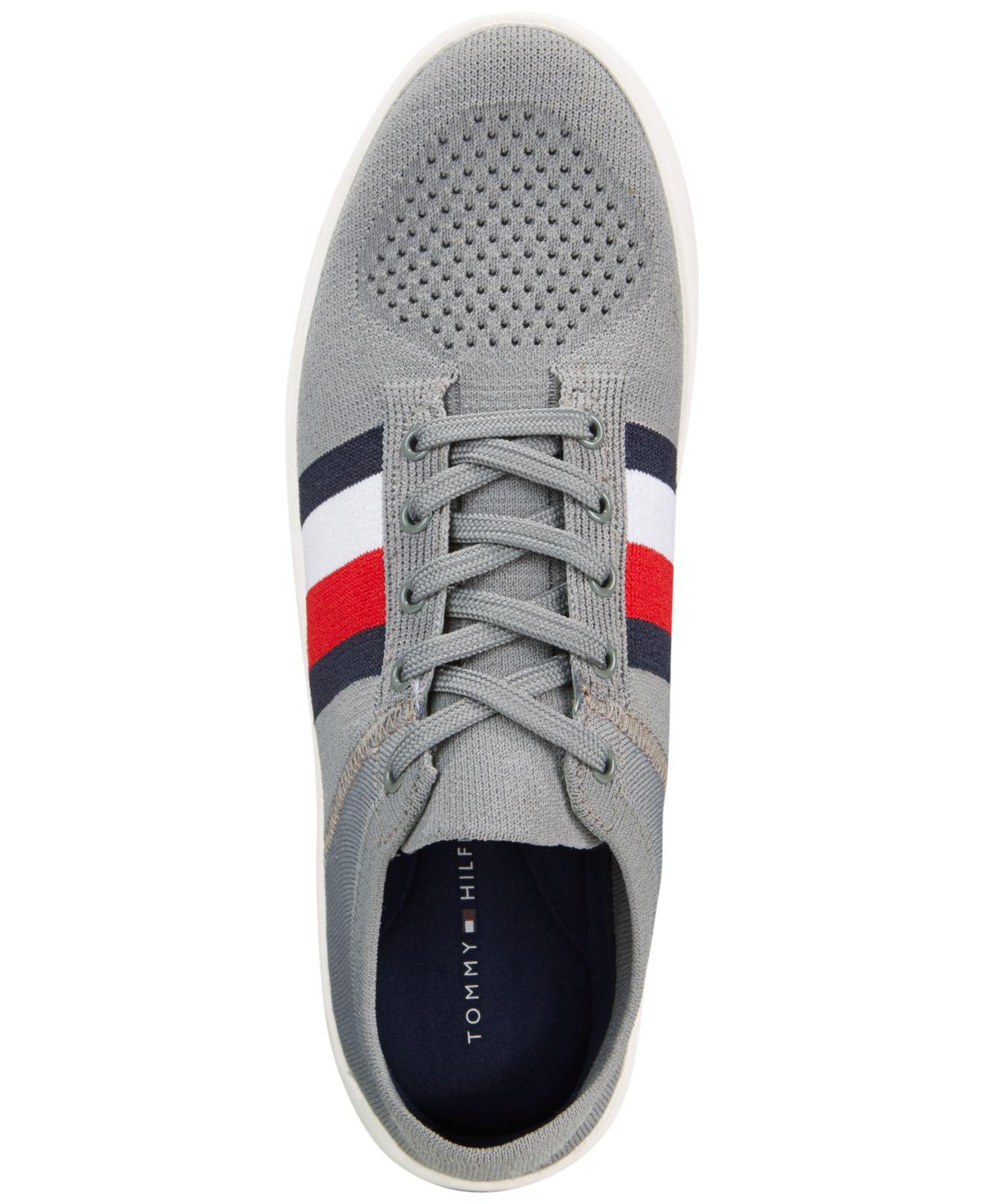 Tommy Hilfiger Men's Archer Engineered Knit Sneakers in Gray for Men | Lyst