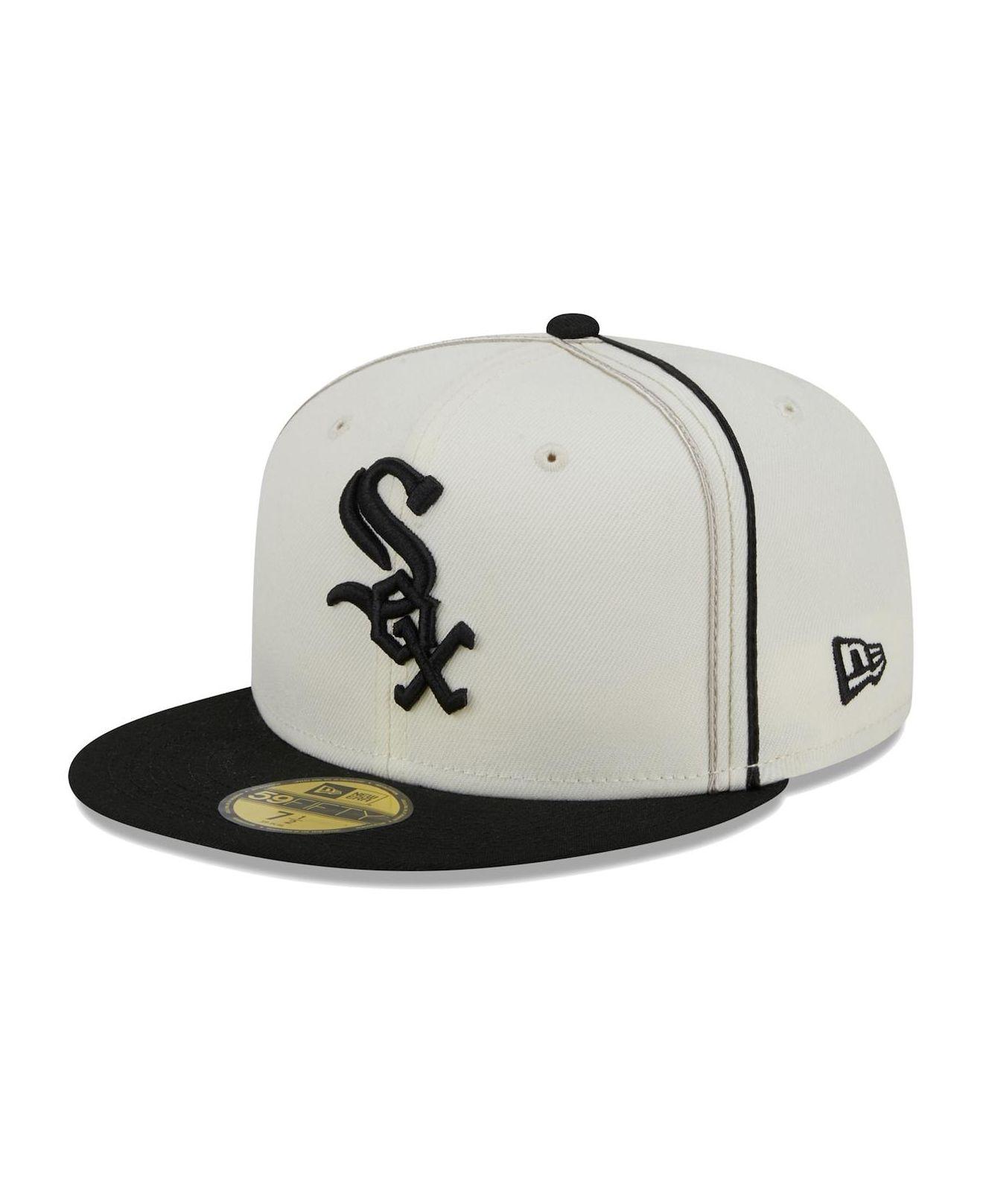 Men's New Era Chicago White Sox Black on DUB 59FIFTY Fitted Hat