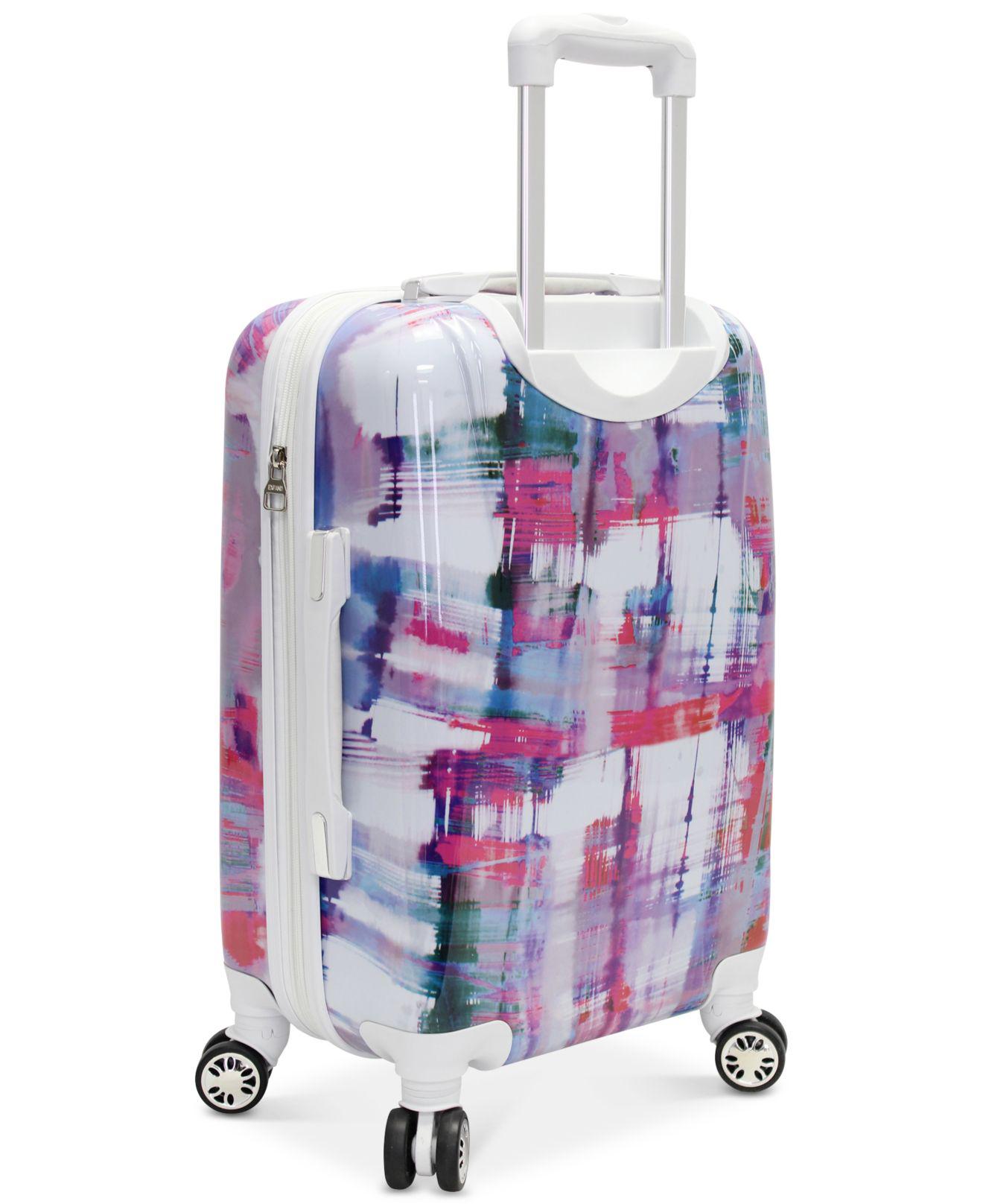 plaid luggage sets