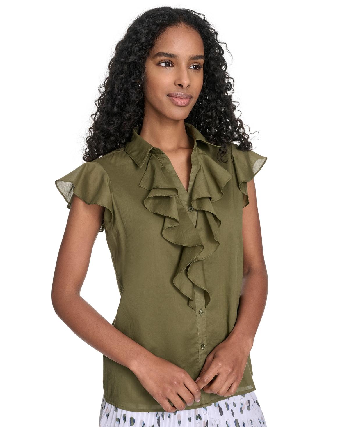 macy's calvin klein womens blouses