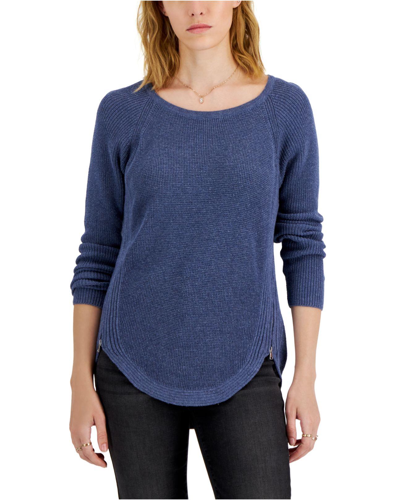 INC International Concepts Women's Scoop-Neck Ribbed Sweater, Created for  Macy's - Macy's