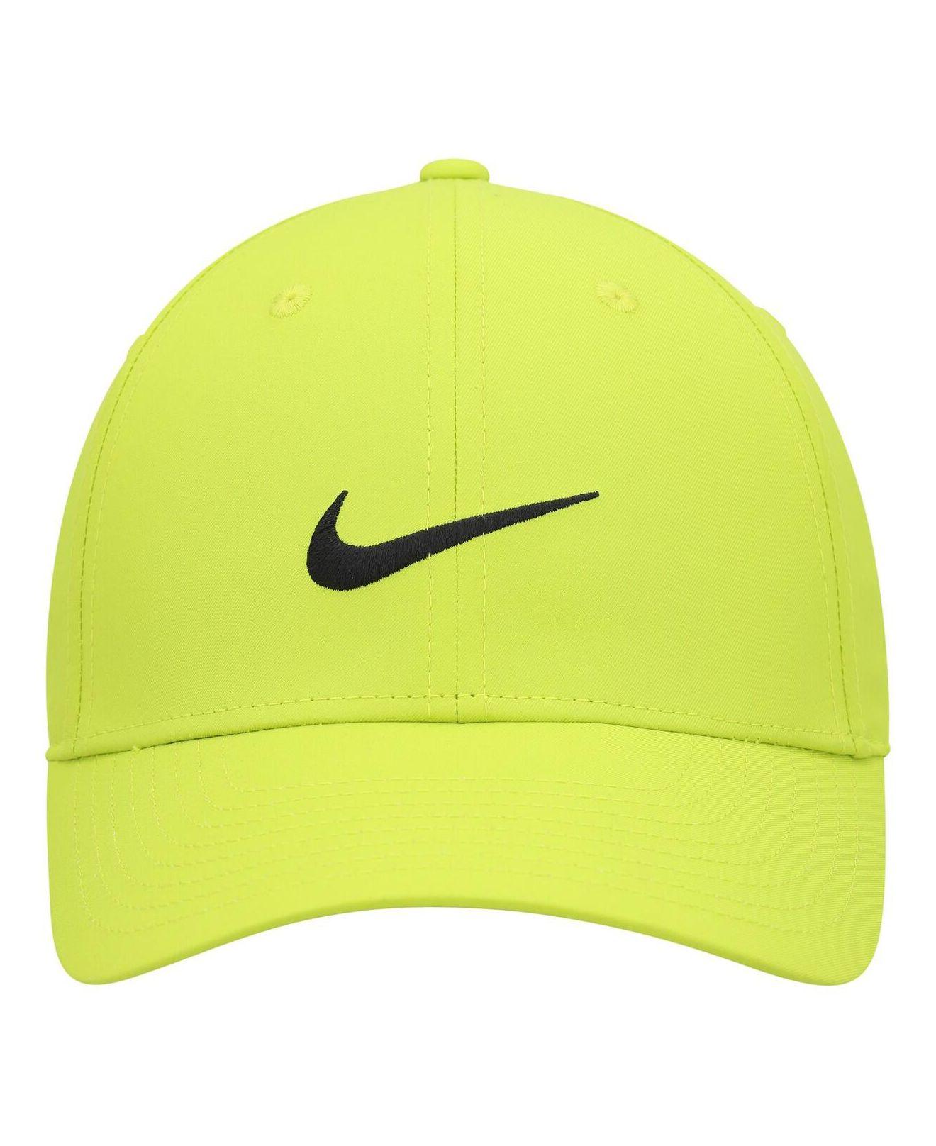 Nike Golf Neon Green Legacy91 Performance Adjustable Hat in Yellow for Men  | Lyst