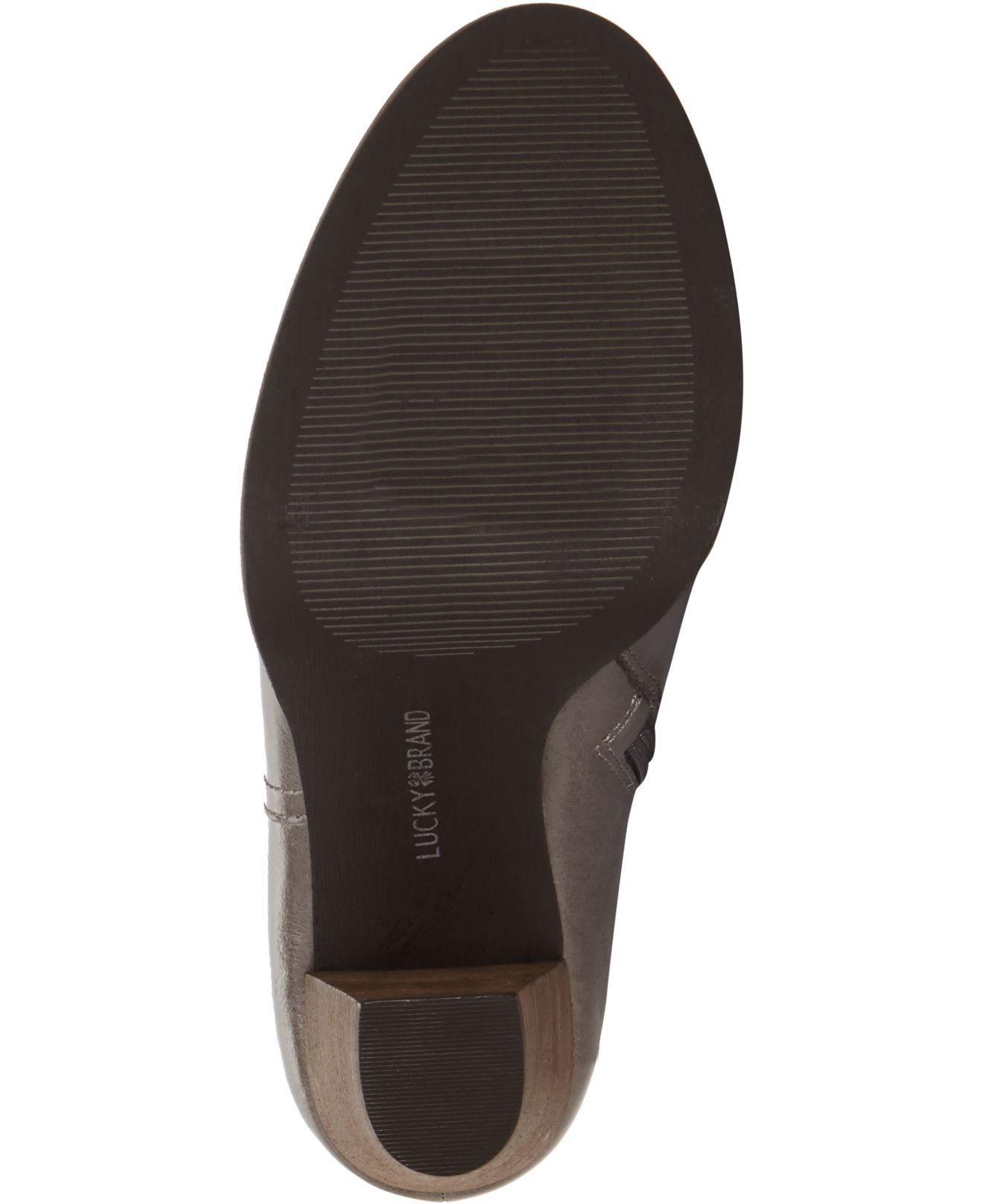 lucky brand quintei platform booties