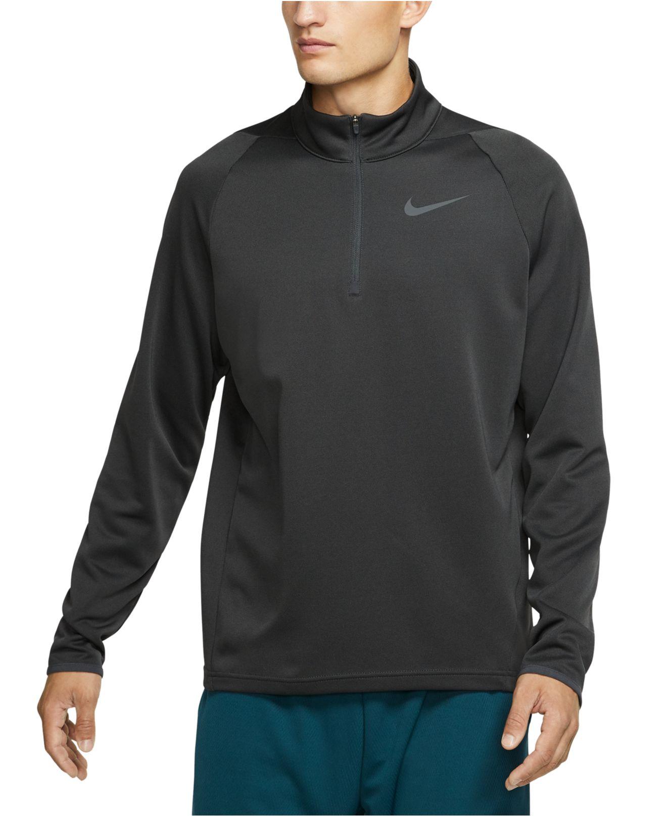 nike quarter zip training top