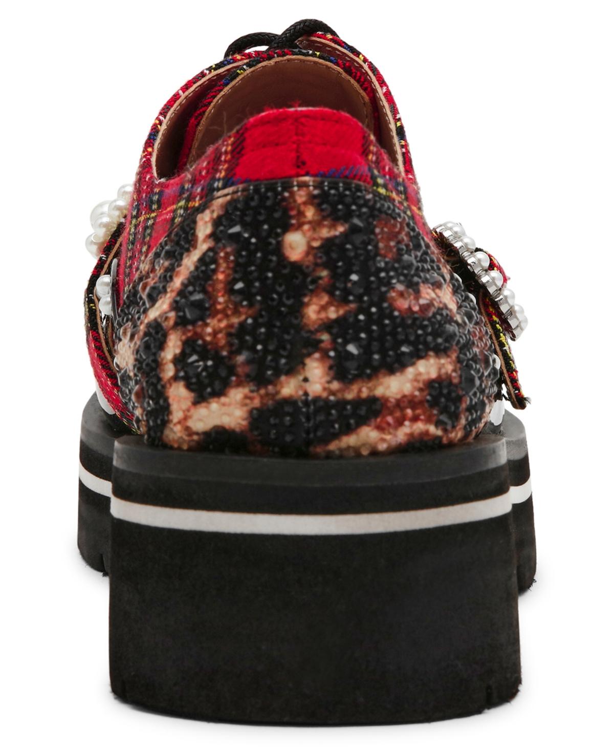 Betsey Johnson Darian, Mocassino Donna, Nero/Bianco, 36.5 EU