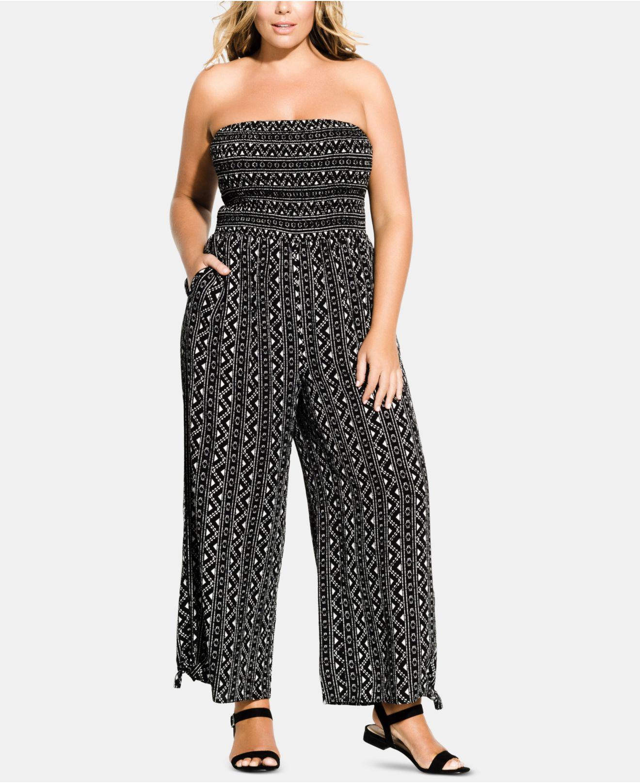 city chic black jumpsuit