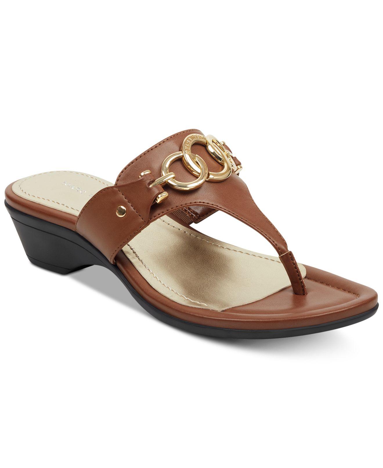 marc fisher thong low heel sandals