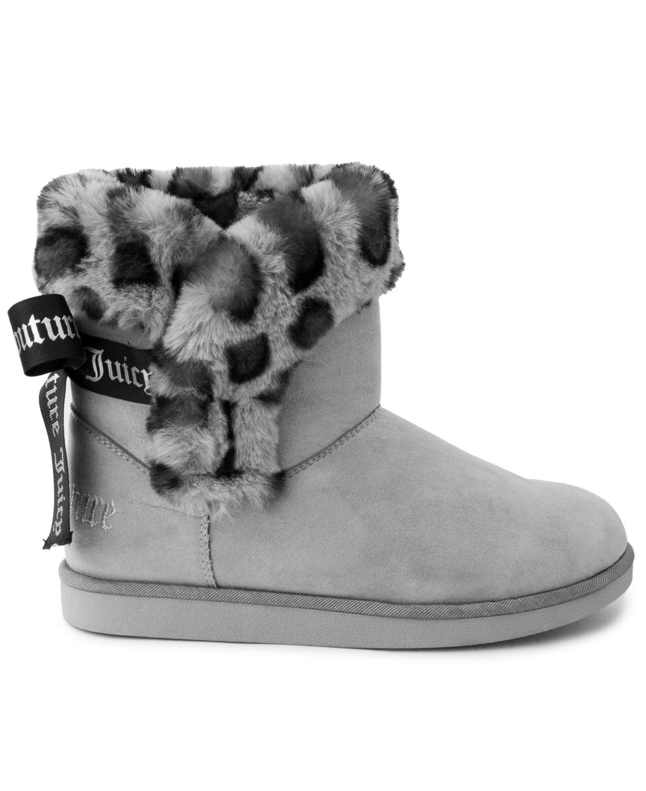 grey juicy couture boots