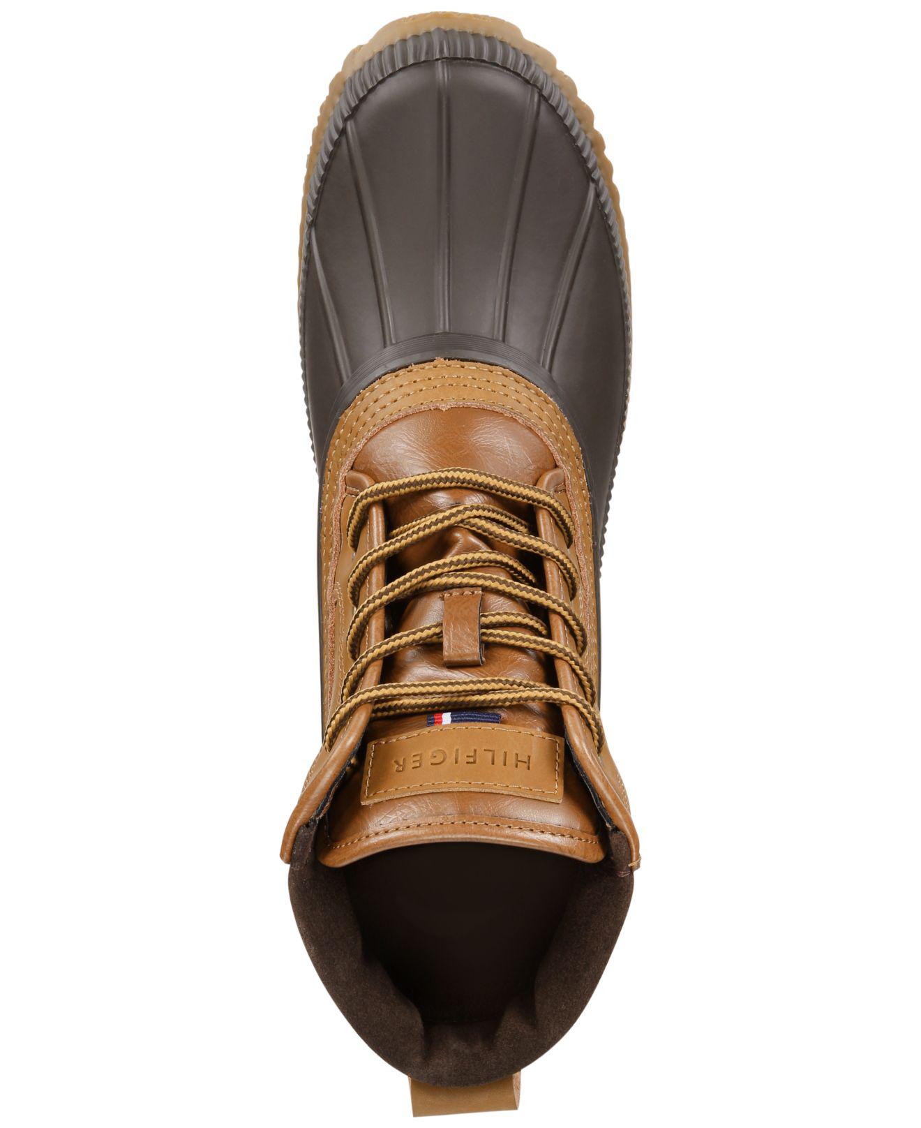 Tommy Hilfiger Rubber Men's Casey Waterproof Duck Boots, Only At Macy's in  Cognac (Gray) for Men - Lyst